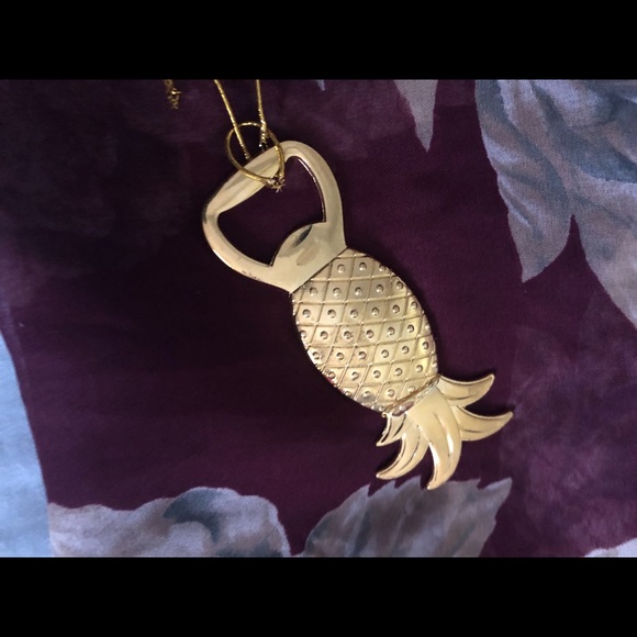 Brass Summertime Pineapple 🍍Bottle Opener - Picture 1 of 2